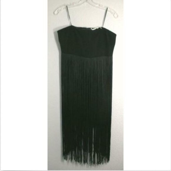 Ramy Brook Rikki Fringe Strapless Mini Dress 8 - Picture 3 of 8